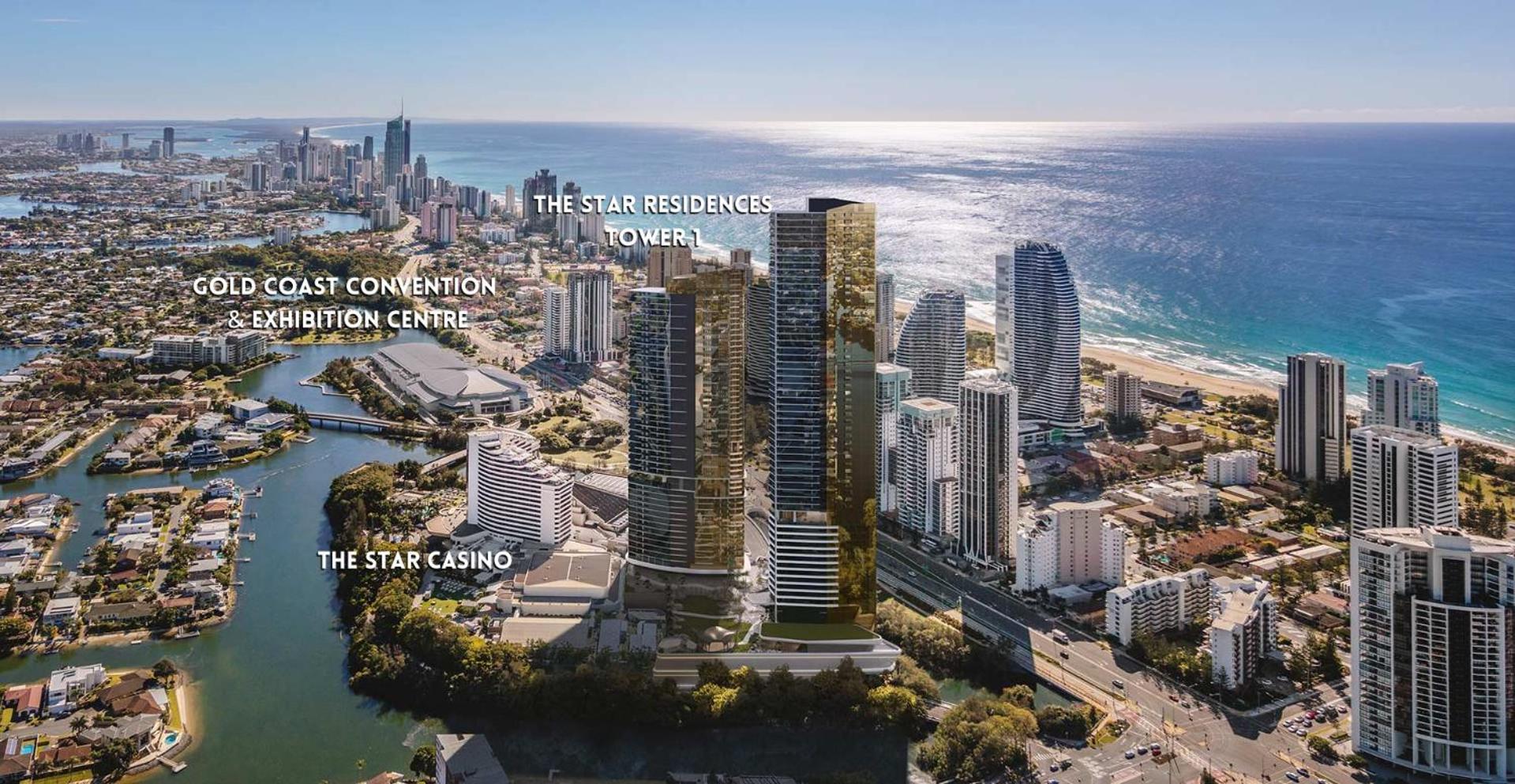 Casino Residences 1 & 2 Bedroom Apartments ゴールドコースト エクステリア 写真